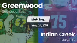Matchup: Greenwood High vs. Indian Creek  2018
