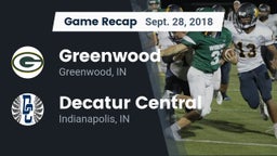 Recap: Greenwood  vs. Decatur Central  2018