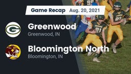 Recap: Greenwood  vs. Bloomington North  2021