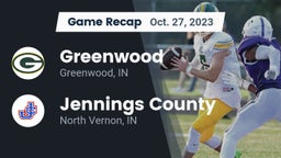 Recap: Greenwood  vs. Jennings County  2023