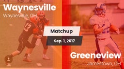 Matchup: Waynesville High vs. Greeneview  2017