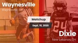 Matchup: Waynesville High vs. Dixie  2020