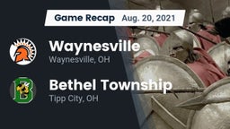 Recap: Waynesville  vs. Bethel Township  2021