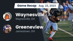 Recap: Waynesville  vs. Greeneview  2023