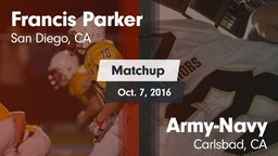 Matchup: Francis Parker vs. Army-Navy  2016