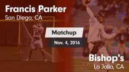Matchup: Francis Parker vs. Bishop's  2016