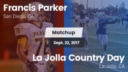 Matchup: Francis Parker vs. La Jolla Country Day  2017