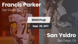 Matchup: Francis Parker vs. San Ysidro  2017