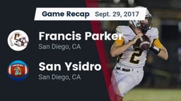 Recap: Francis Parker  vs. San Ysidro  2017