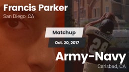 Matchup: Francis Parker vs. Army-Navy  2017