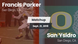 Matchup: Francis Parker vs. San Ysidro  2018