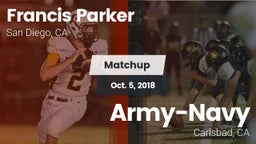 Matchup: Francis Parker vs. Army-Navy  2018