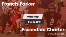 Matchup: Francis Parker vs. Escondido Charter  2018