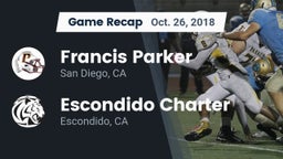 Recap: Francis Parker  vs. Escondido Charter  2018
