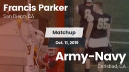 Matchup: Francis Parker vs. Army-Navy  2019