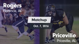 Matchup: Rogers  vs. Priceville  2016