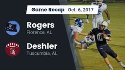 Recap: Rogers  vs. Deshler  2017