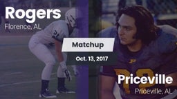 Matchup: Rogers  vs. Priceville  2017