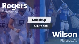 Matchup: Rogers  vs. Wilson  2017