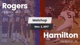 Matchup: Rogers  vs. Hamilton  2017