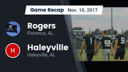 Recap: Rogers  vs. Haleyville  2017
