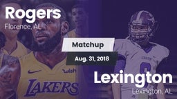 Matchup: Rogers  vs. Lexington  2018