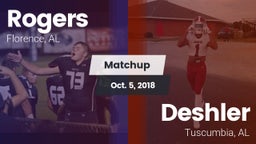 Matchup: Rogers  vs. Deshler  2018