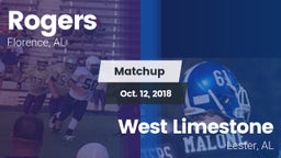 Matchup: Rogers  vs. West Limestone  2018