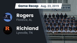 Recap: Rogers  vs. Richland  2019