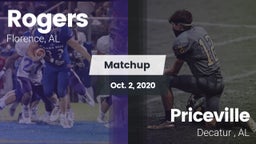 Matchup: Rogers  vs. Priceville  2020