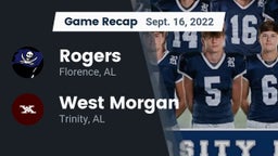 Recap: Rogers  vs. West Morgan  2022