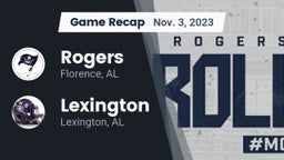 Recap: Rogers  vs. Lexington  2023