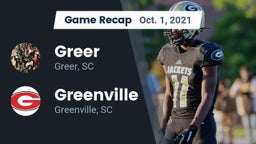 Recap: Greer  vs. Greenville  2021