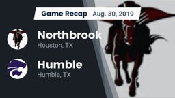 Recap: Northbrook  vs. Humble  2019
