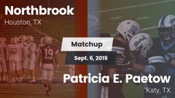 Matchup: Northbrook High vs. Patricia E. Paetow  2019