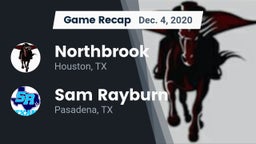 Recap: Northbrook  vs. Sam Rayburn  2020