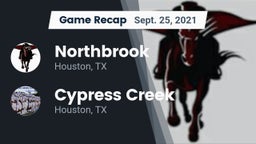 Recap: Northbrook  vs. Cypress Creek  2021