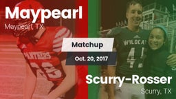 Matchup: Maypearl  vs. Scurry-Rosser  2017