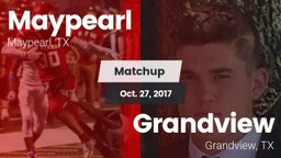 Matchup: Maypearl  vs. Grandview  2017