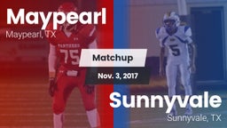Matchup: Maypearl  vs. Sunnyvale  2017