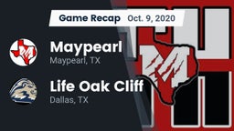 Recap: Maypearl  vs. Life Oak Cliff  2020