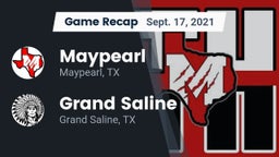 Recap: Maypearl  vs. Grand Saline  2021