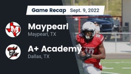 Recap: Maypearl  vs. A Academy 2022