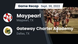 Recap: Maypearl  vs. Gateway Charter Academy  2022