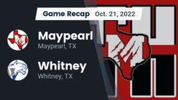 Recap: Maypearl  vs. Whitney  2022