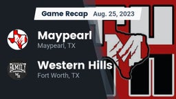 Recap: Maypearl  vs. Western Hills  2023