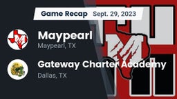 Recap: Maypearl  vs. Gateway Charter Academy  2023