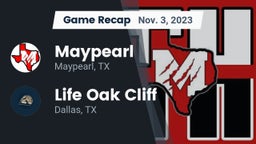 Recap: Maypearl  vs. Life Oak Cliff  2023