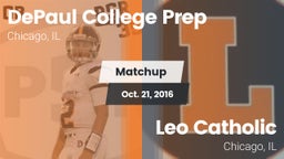 Matchup: DePaul Prep vs. Leo Catholic  2016