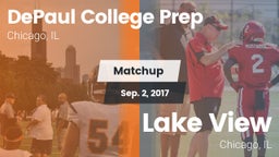 Matchup: DePaul Prep vs. Lake View  2017